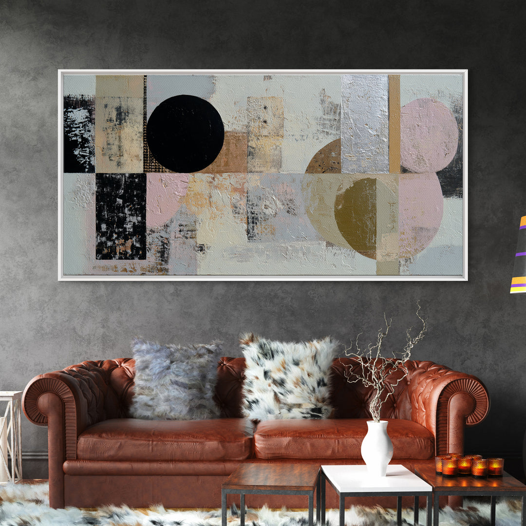 Silver Ocean Moonlight Scene Canvas Print, Monochrome Art, Art Prints, Living Room Decor, Fine Art, Mono, Apartment Decor, MON-2x1-39