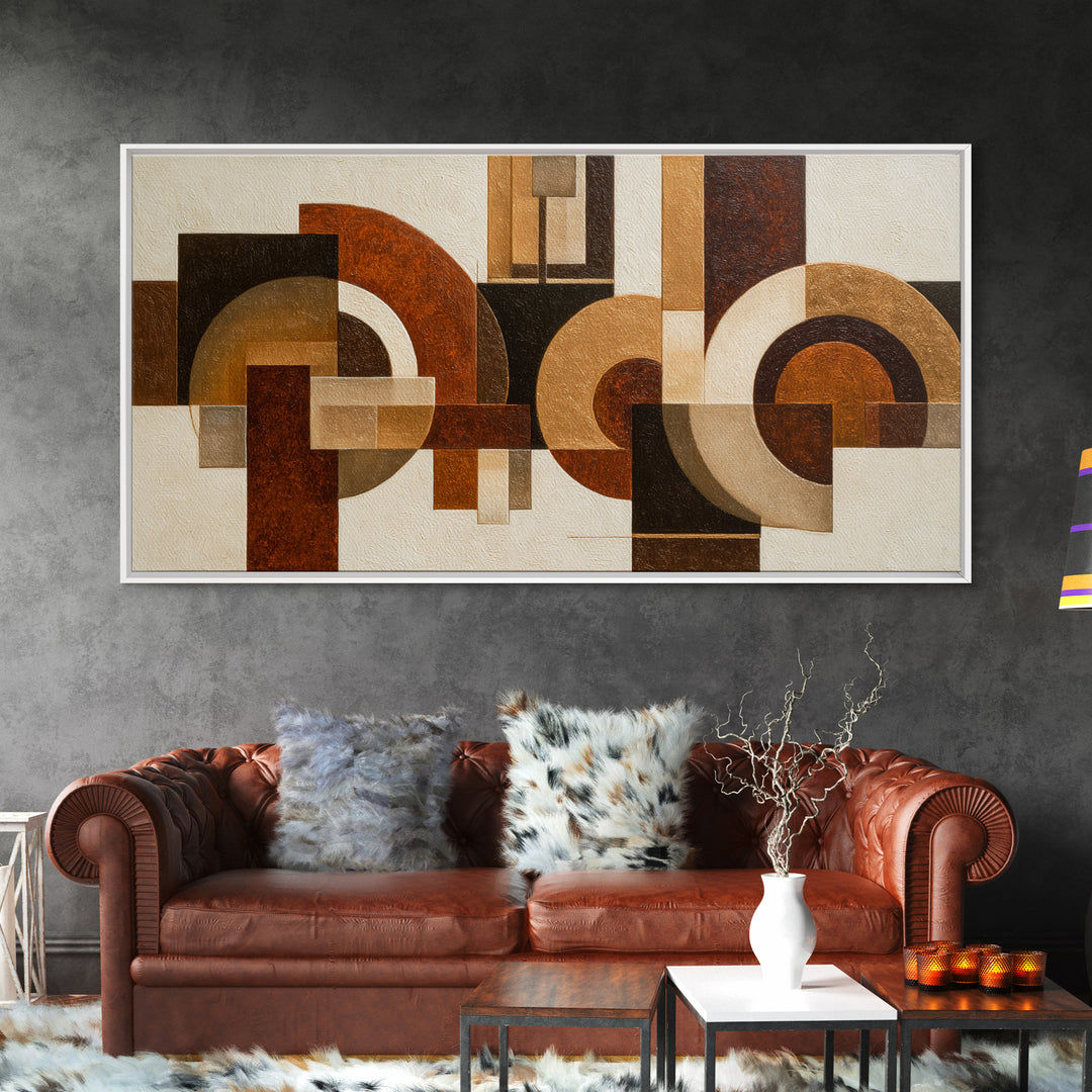 Brown Leather and Whiskey Still Life Framed Canvas Print, Monochrome Art, Art Print, Living Room Decor, Fine Art, Mono, MON-2x1-43