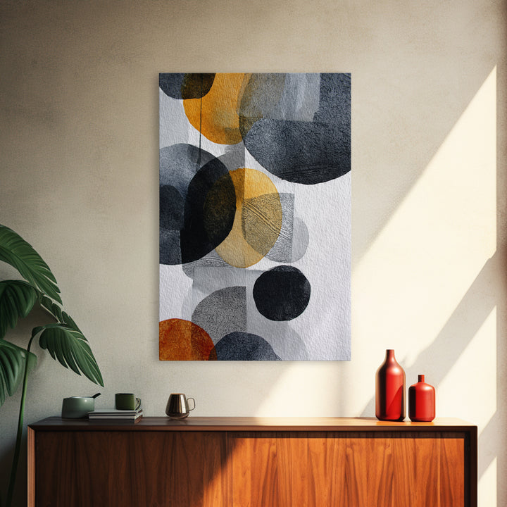 Black Ink Abstract Canvas Print, Monochrome Art, Luxury Decor, Living Room Decor, Abstract Art, Mono, Printable Wall Art, MON-2x3-14