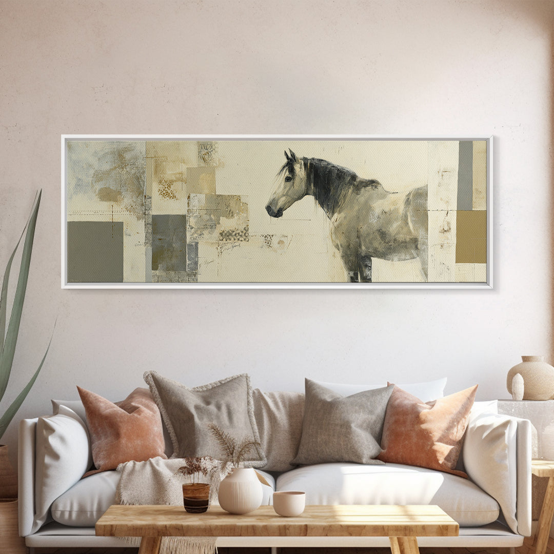 Monochrome Cat Portrait Framed Canvas Print, Monochrome Art, Art Prints, Living Room Decor, Fine Art, Mono, Apartment Decor, MON-3x1-51