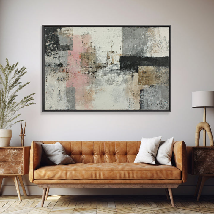 Black Ink Abstract Canvas Print, Monochrome Art, Printable Art, Living Room Decor, Abstract Art, Mono, Minimalist Wall Art, MON-3x2-34
