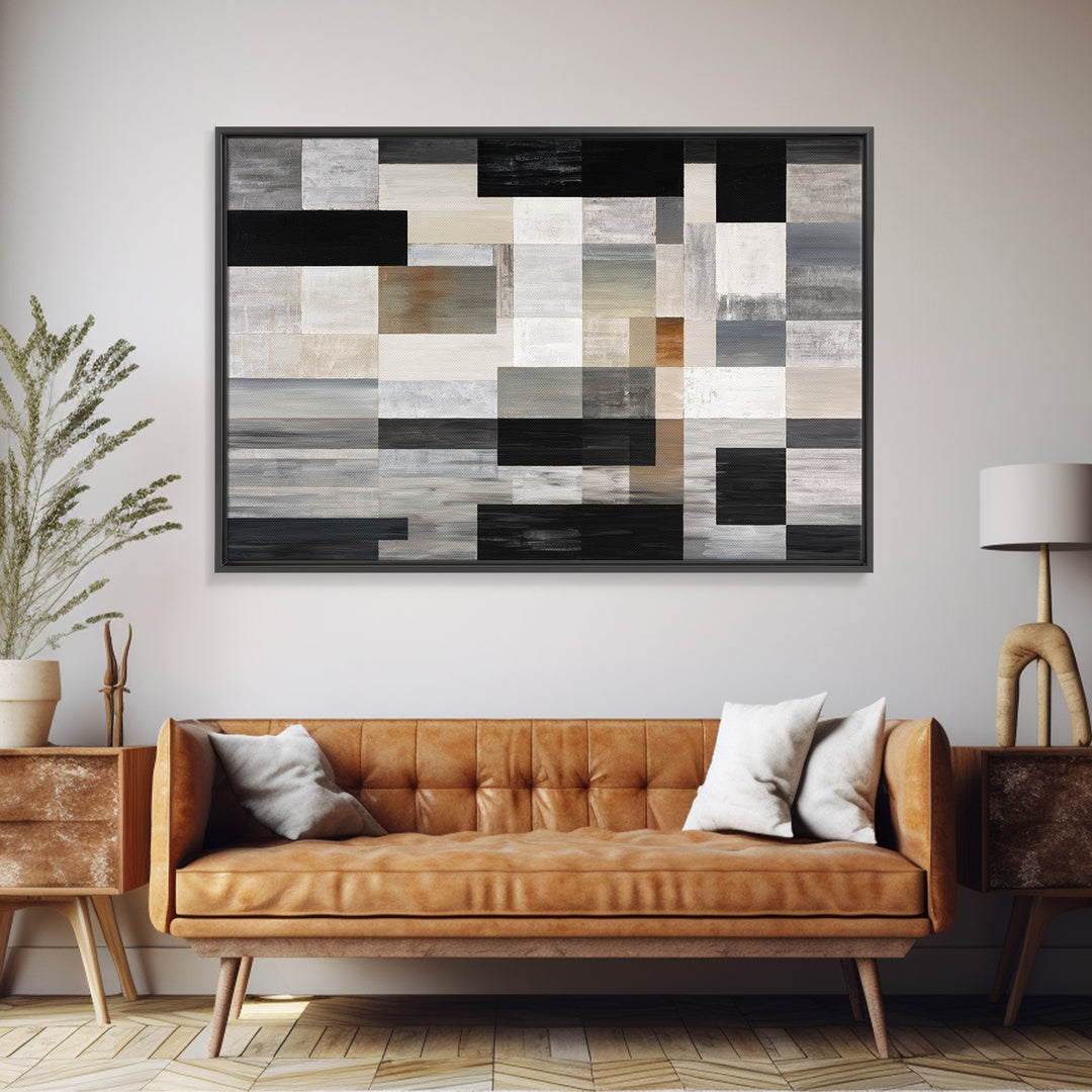 Black and White City Reflection Canvas Print, Monochrome Art, Bird Art, Living Room Decor, Fine Art, Mono, Boho Decor, MON-3x2-49
