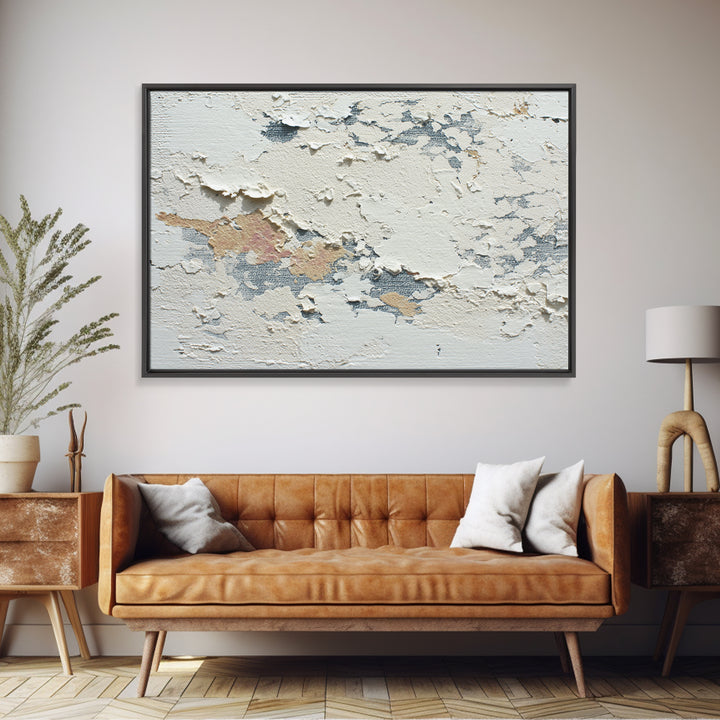 Cream on Cream Minimalist Forms Canvas Print, Monochrome Art, Dopamine Decor, Living Room Decor, Fine Art, Mono, Modern Decor, MON-3x2-98