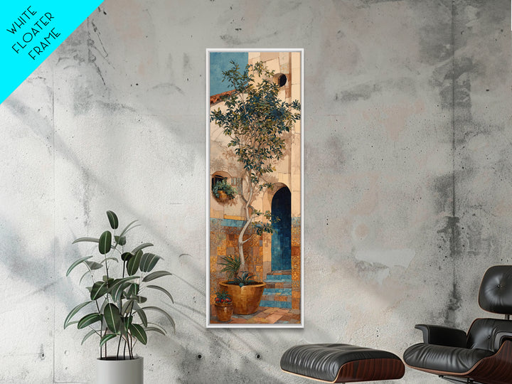 Pomegranate and Brass Bowl Still Life Canvas Print, Moroccan Art, Travel Wall Art, Living Room Decor, Fine Art, Marrakesh, MOR-1x3-10