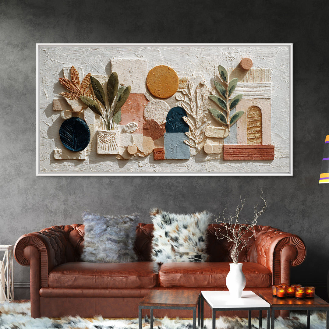 Patterned Door Hardware and Carved Wood Detail Canvas Print, Moroccan Art, Living Room Decor, Marrakesh, Map Wall Art, MOR-2x1-15