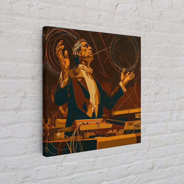 Orchestra Conductor Hands Canvas Print, Music Studio Art, Metal Wall Art, Studio Decor, Fine Art, Rhythm, Music Posters, MSA-1x1-20