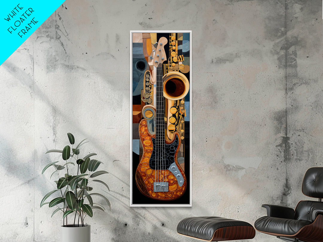 Bass Guitar Closeup Canvas Print, Music Studio Art, Teen Room Decor, Studio Decor, Fine Art, Rhythm, Art Print, MSA-1x3-49