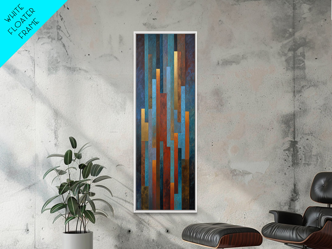 Abstract Rhythm Lines Like Painted Music Canvas Print, Music Studio Art, Music Poster, Studio Decor, Fine Art, Rhythm, MSA-1x3-59