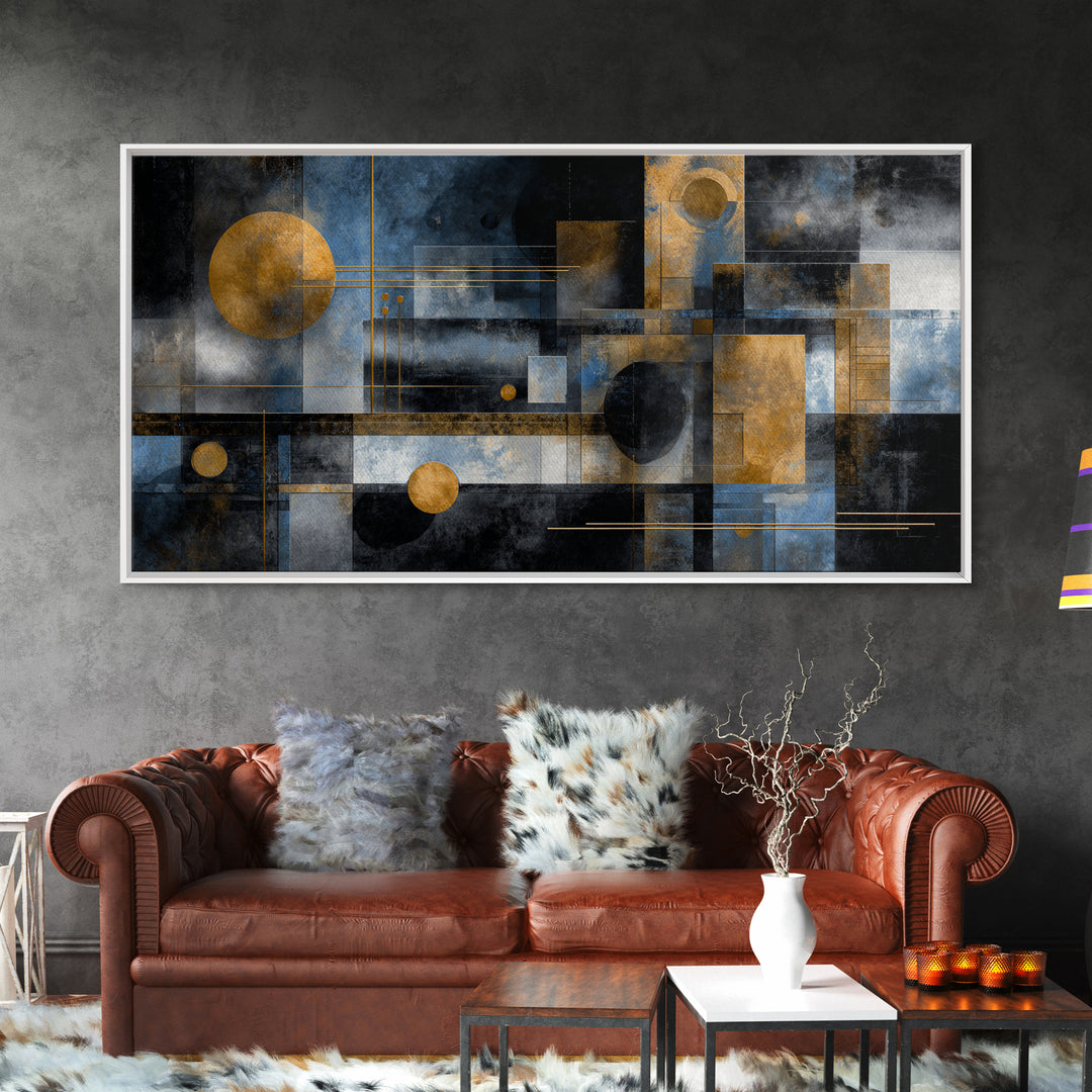 Album Cover Abstract Grid Canvas Print, Music Studio Art, Room Decor, Studio Decor, Abstract Art, Rhythm, Printable Art, MSA-2x1-62