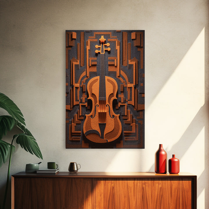Soundproof Foam Pattern Transformed into Art Canvas Print, Music Studio Art, Trendy Wall Art, Studio Decor, Fine Art, Rhythm, MSA-2x3-99