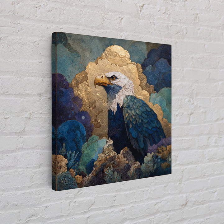 Zeus Eagle and Thundercloud Composition Framed Canvas Print, Mythological Art, Downloadable Art, Living Room Decor, Legend, MYT-1x1-71