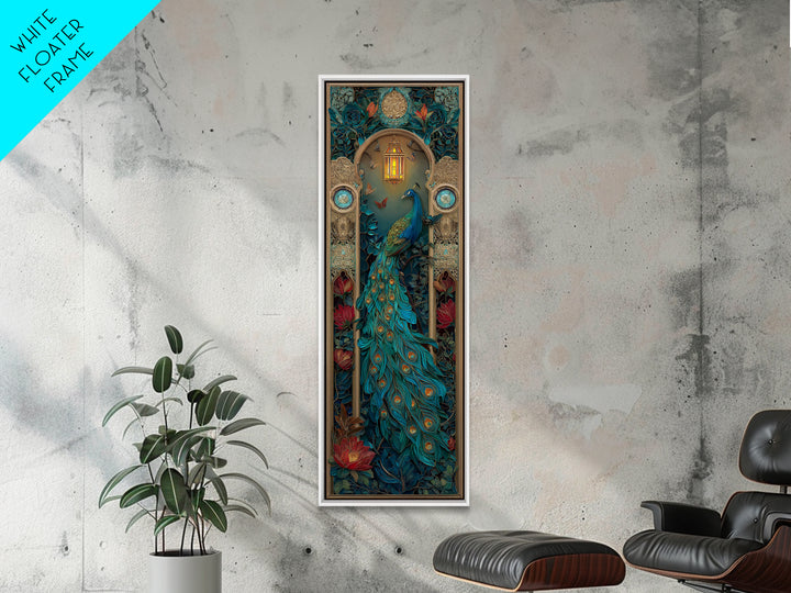 Hera Peacock Symbolism Canvas Print, Mythological Art, Dark Academia Decor, Living Room Decor, Fine Art, Legend, Gallery Decor, MYT-1x3-10