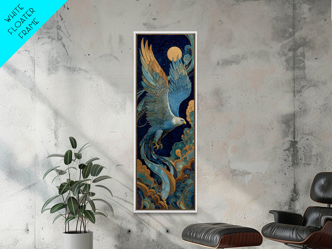 Zeus Eagle and Thundercloud Composition Canvas Print, Mythological Art, Digital Wall Art, Living Room Decor, Fine Art, Legend, MYT-1x3-59