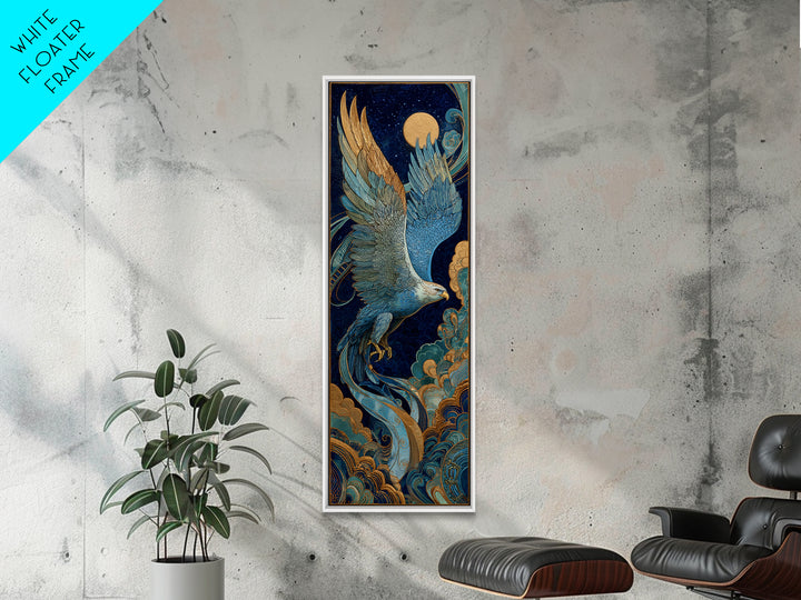 Zeus Eagle and Thundercloud Composition Canvas Print, Mythological Art, Digital Wall Art, Living Room Decor, Fine Art, Legend, MYT-1x3-59