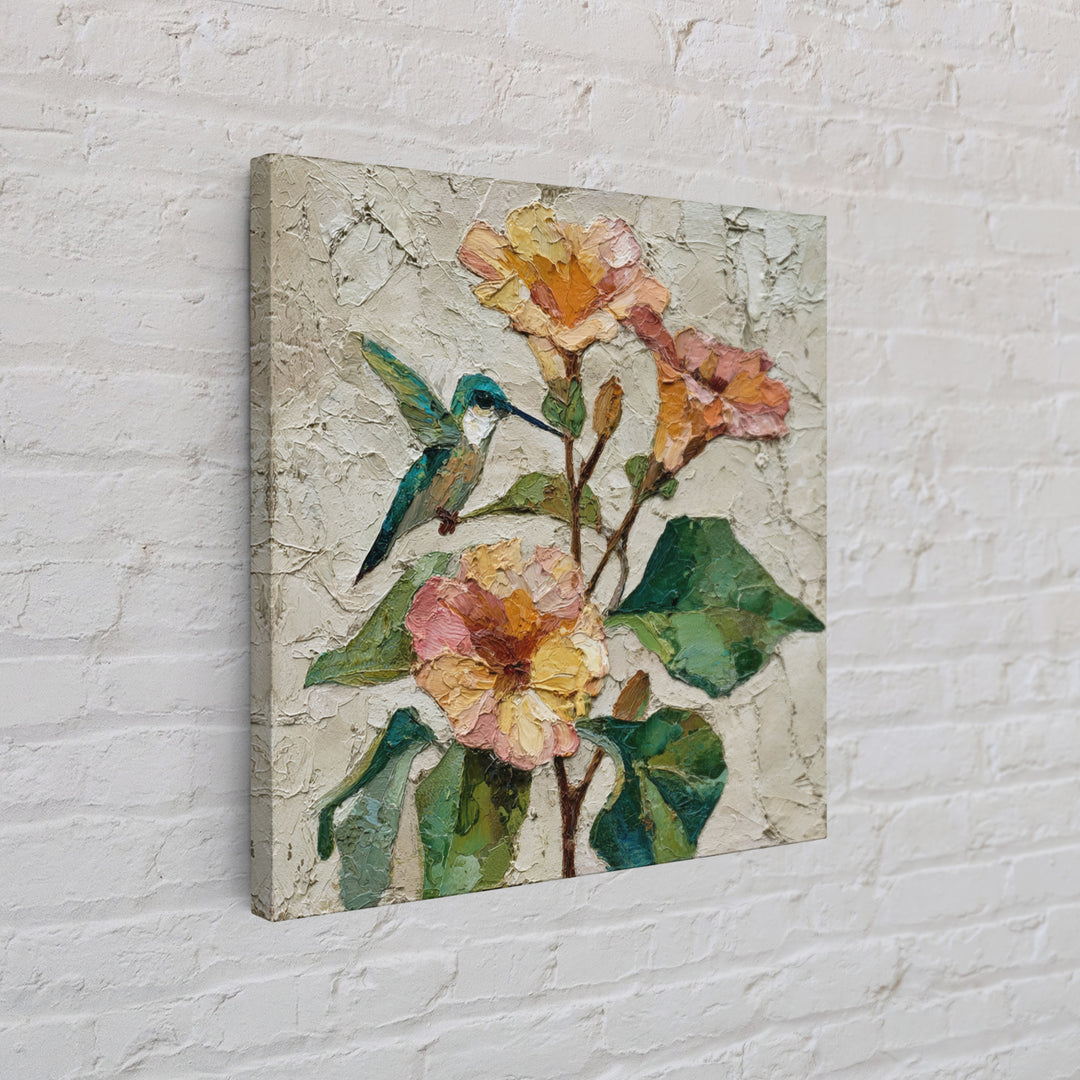 Tree of Life Framed Canvas Print, Nature Art, Mountain Art, Living Room Decor, Oil Painting, Nature, Minimalist Decor, NAT-1x1-63