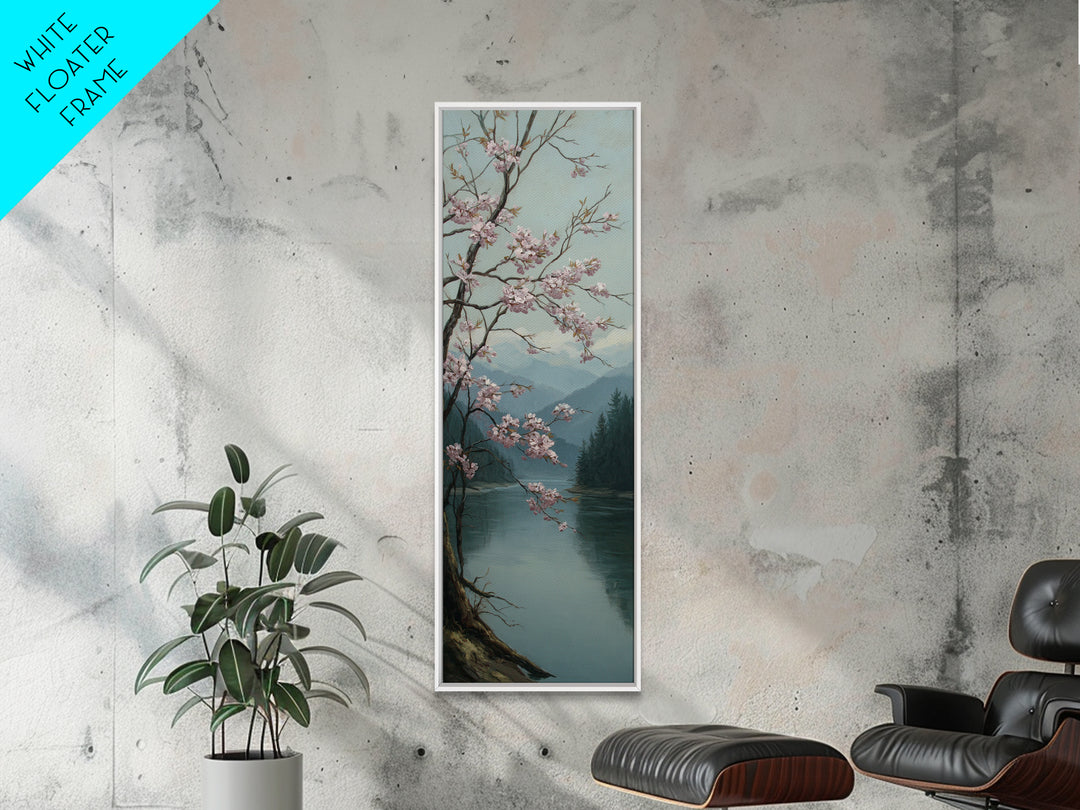 Spring Cherry Blossoms Canvas Print, Nature Art, Room Decor, Living Room Decor, Fine Art, Nature, Wall Hangings, NAT-1x3-28
