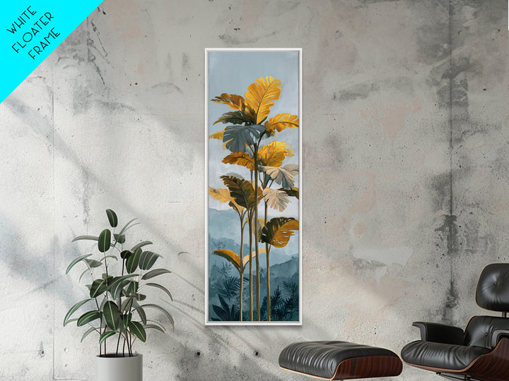 Tropical Jungle Leaves Canvas Print, Nature Art, Artwork, Living Room Decor, Fine Art, Nature, Landscape Art, Botanical Art, NAT-1x3-33