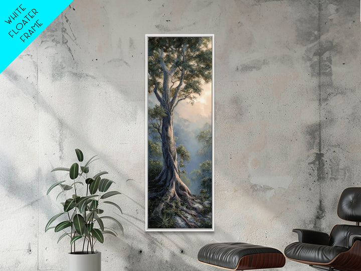 Tree of Life Canvas Print, Nature Art, Bird Wall Art, Living Room Decor, Watercolor Art, Nature, Textured Painting, NAT-1x3-99