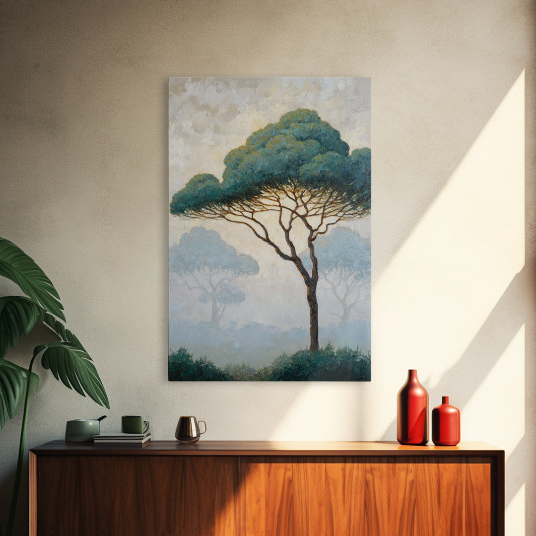 Tree of Life Framed Canvas Print, Nature Art, Wall Art, Living Room Decor, Fine Art, Nature, Wood Wall Art, Abstract Wall Art, NAT-2x3-47