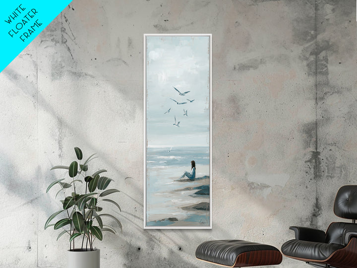 Sailor Tattoo Swallow and Anchor Canvas Print, Nautical Art, Beach Decor, Coastal Decor, Fine Art, Harbor, Statement Artwork, NAU-1x3-59