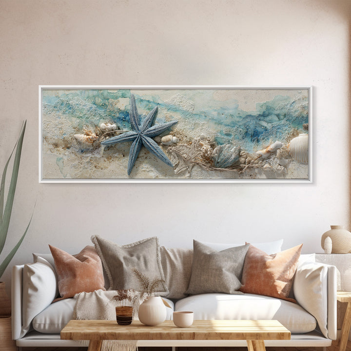 Nautical Star Compass Rose Canvas Print, Nautical Art, Printable, Coastal Decor, Harbor, Beach Decor, Downloadable Prints, NAU-3x1-78