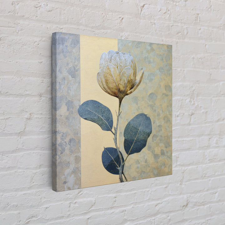 Modern Botanical Print Framed Canvas Print, Office Art, Trendy Wall Art, Office Decor, Fine Art, Focus, Minimalist Decor, OFF-1x1-100