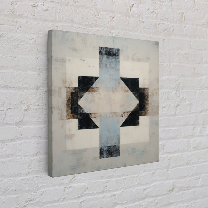 Subtle Motivational Symbol Using Arrows Without Text Framed Canvas Print, Office Art, Trendy Wall Art, Office Decor, Focus, OFF-1x1-63