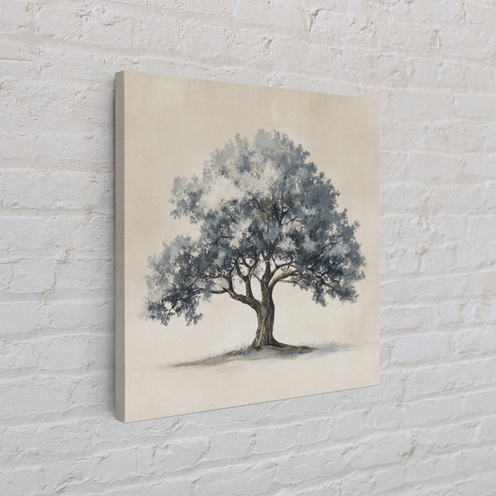 Ink Wash Tree Symbolizing Stability Canvas Print, Office Art, Modern Decor, Office Decor, Fine Art, Focus, Home Decor, OFF-1x1-86