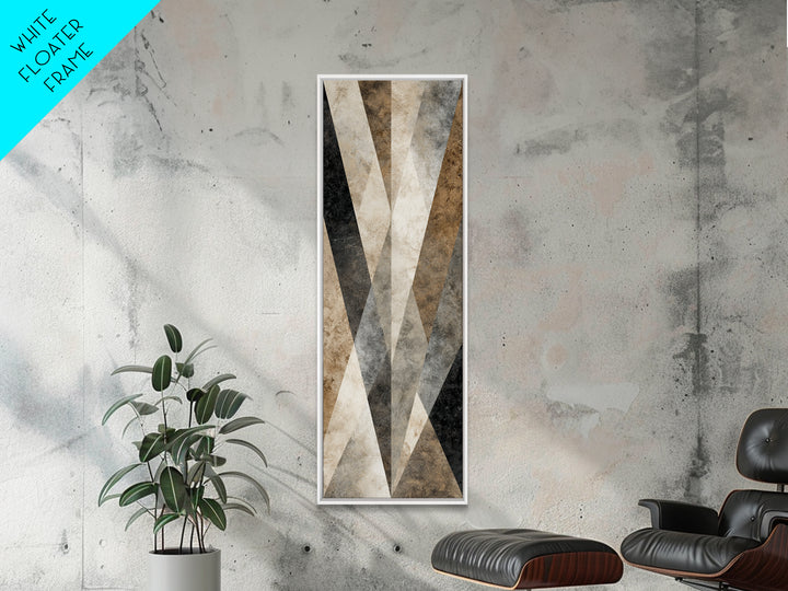 Desk Plant Botanical Closeup Framed Canvas Print, Office Art, Fine Art Print, Office Decor, Oil Painting, Focus, Poster, OFF-1x3-4