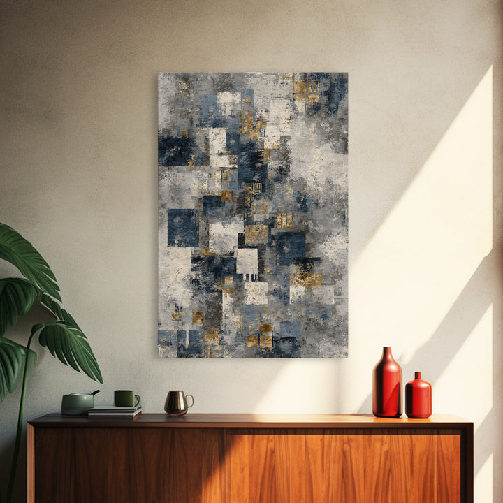 Clean Abstract Geometry Canvas Print, Office Art, Art Deco, Office Decor, Focus, Bedroom Wall Art, Downloadable Prints, OFF-2x3-81