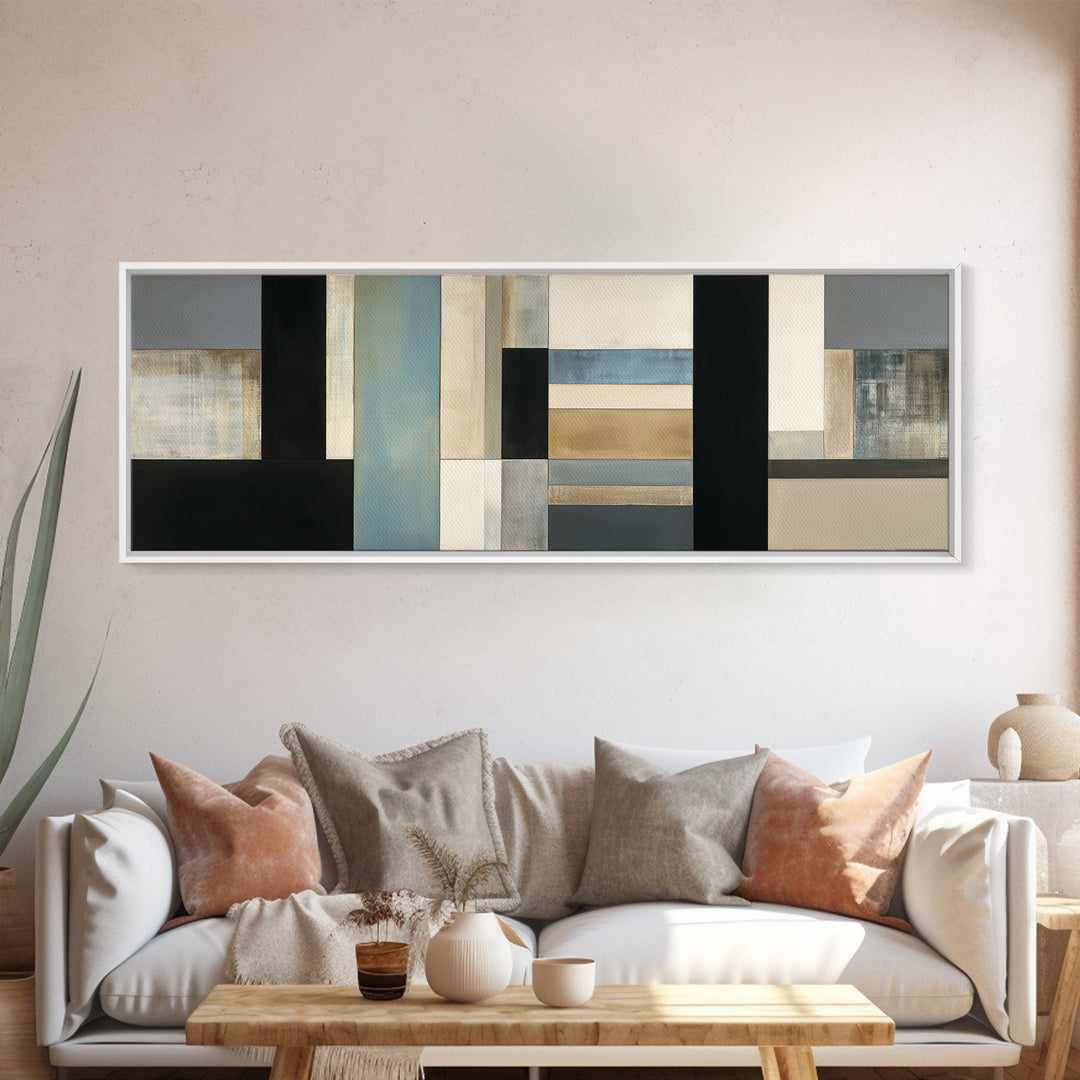 Balanced Stone Composition Canvas Print, Office Art, Printable Art, Office Decor, Fine Art, Focus, Neutral Decor, Modern Decor, OFF-3x1-16