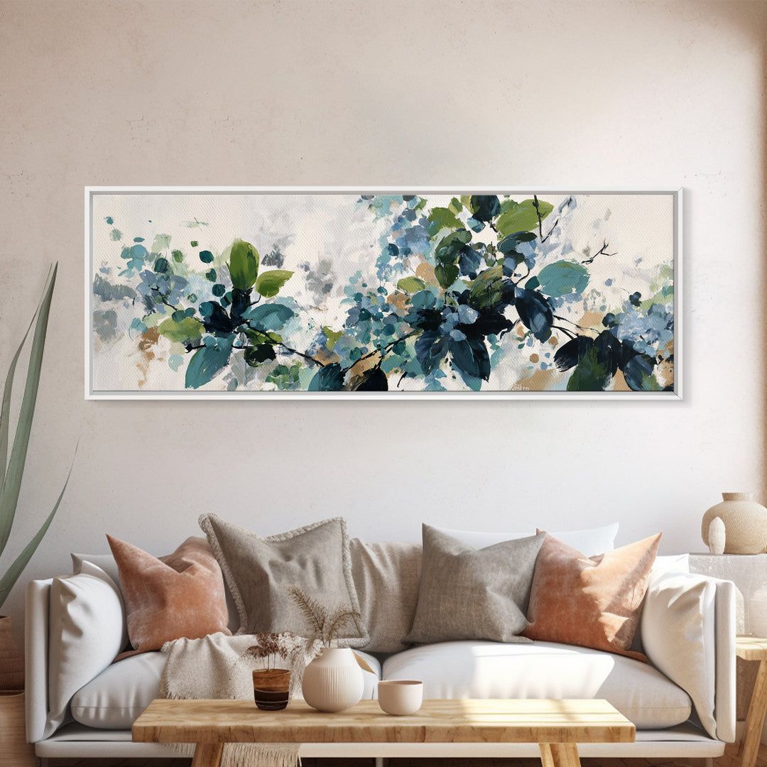 Modern Botanical Print Canvas Print, Office Art, Canvas Print, Office Decor, Oil Painting, Focus, Art Print, Room Decor, OFF-3x1-20