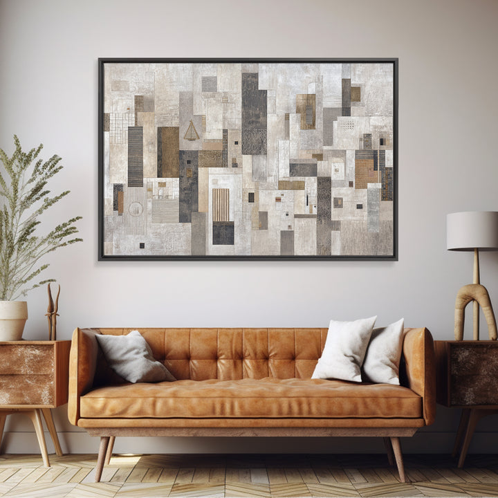 Large Neutral Texture Art for Professional Setting Canvas Print, Office Art, Office Wall Art, Office Decor, Fine Art, Focus, OFF-3x2-49