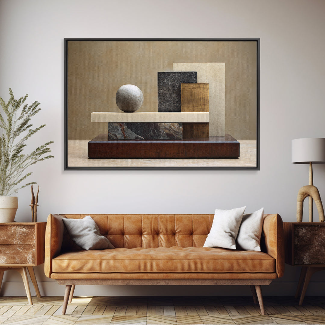 Balanced Stone Composition Canvas Print, Office Art, Wall Prints, Office Decor, Abstract Art, Focus, Cubicle Decor, OFF-3x2-52