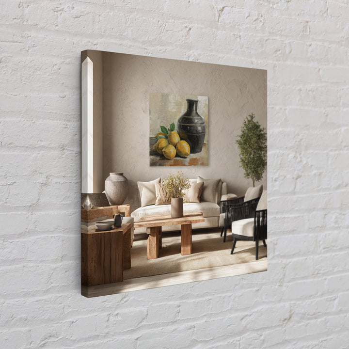 Outdoor Citrus Still Life Framed Canvas Print, Patio Art, Fine Art Print, Patio Decor, Fine Art, Outdoor, Wall Decor, PAT-1x1-29