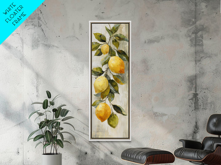 Outdoor Citrus Still Life Canvas Print, Patio Art, Beach House Decor, Patio Decor, Outdoor, Modern Decor, Fine Art Print, PAT-1x3-89