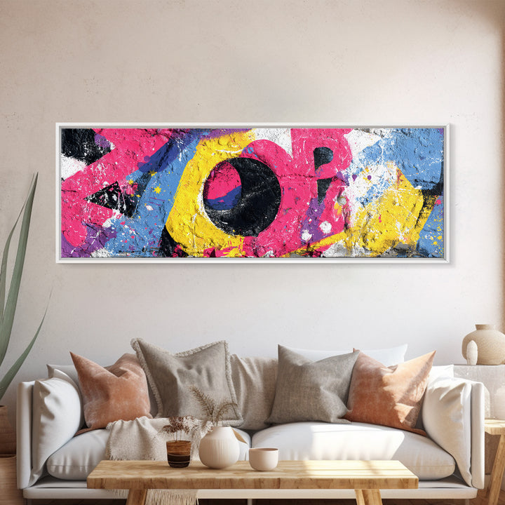 Retro Soda Bottle Canvas Print, Pop Art, Statement Artwork, Living Room Decor, Abstract Art, Pop, Wall Decor, Painting, POP-3x1-19