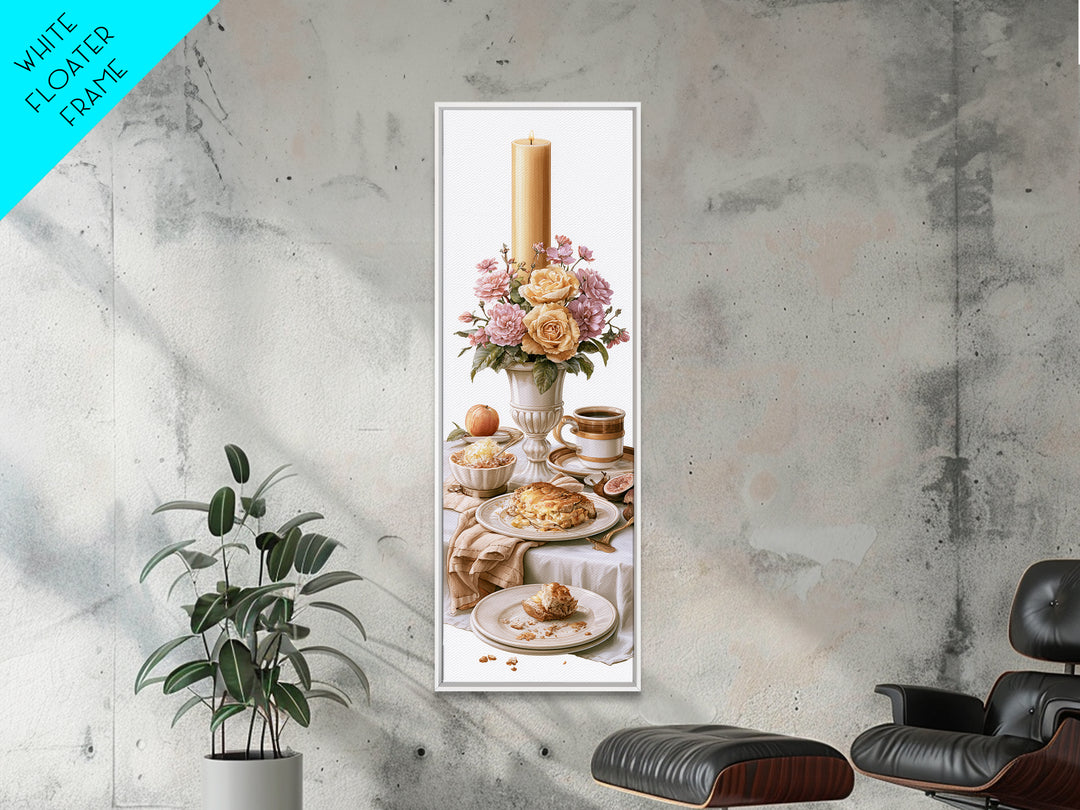 Elegant Table Objects Canvas Print, Restaurant Art, Kitchen Wall Art, Restaurant Decor, Fine Art, Bistro, Kitchen Wall Decor, RES-1x3-60