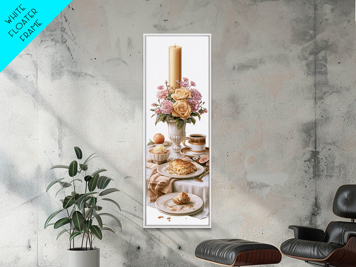 Elegant Table Objects Canvas Print, Restaurant Art, Kitchen Wall Art, Restaurant Decor, Fine Art, Bistro, Kitchen Wall Decor, RES-1x3-60