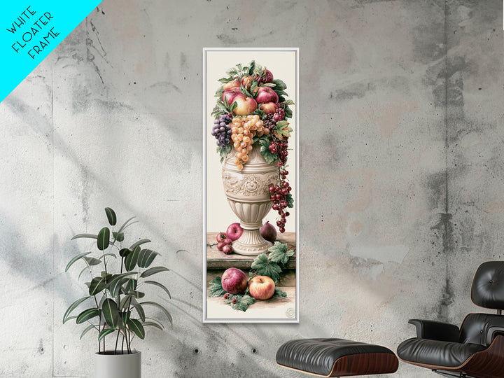 Classic Fruit Bowl Framed Canvas Print, Restaurant Art, Living Room Decor, Restaurant Decor, Fine Art, Bistro, Gallery Decor, RES-1x3-64