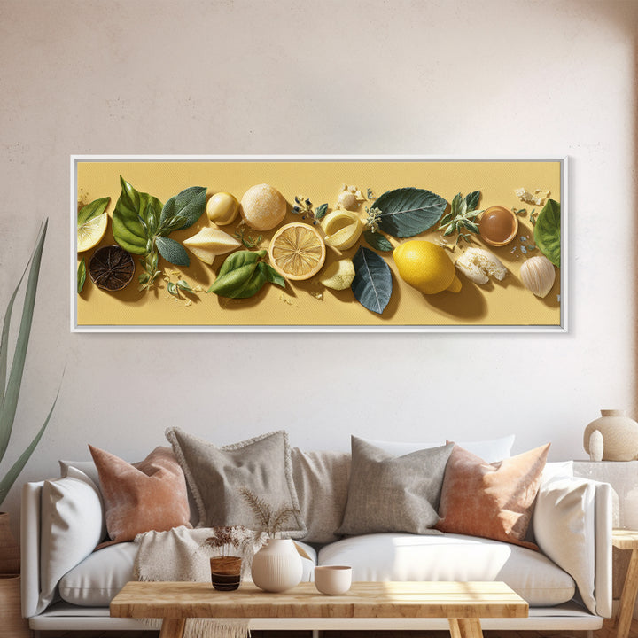 Cocktail and Citrus Bar Composition Canvas Print, Restaurant Art, Fine Art Print, Restaurant Decor, Fine Art, Bistro, RES-3x1-3