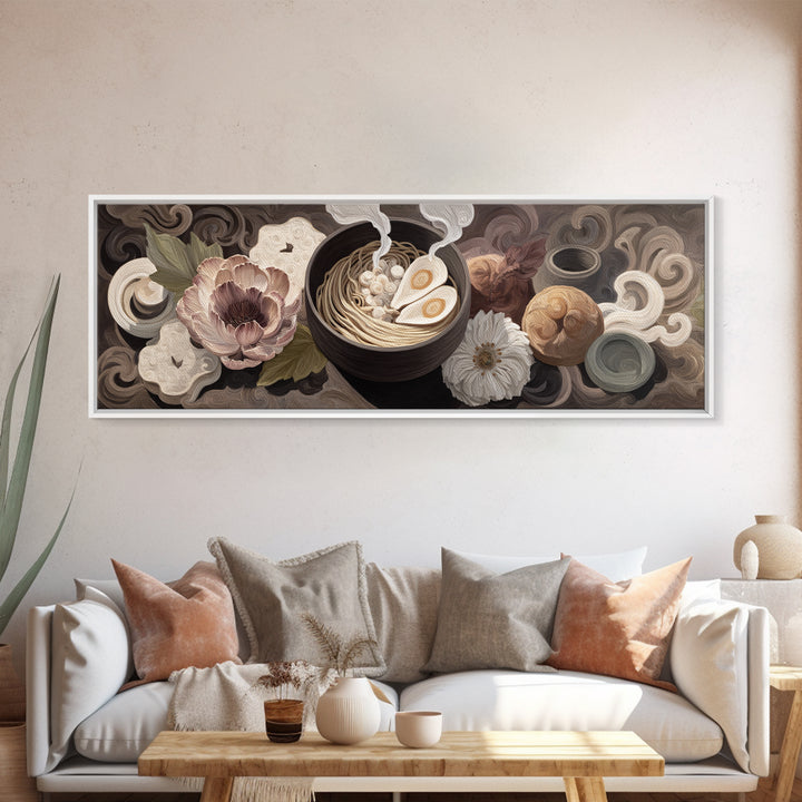Seafood Lobster and Shell Arrangement Canvas Print, Restaurant Art, Textured Painting, Restaurant Decor, Fine Art, Bistro, RES-3x1-48