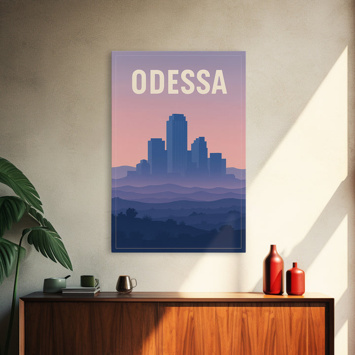 Odessa Travel Poster, Framed Canvas Print, Classic Travel Poster Art, Odessa City Art, Travel Poster Set, Vintage City Poster, Wall Art