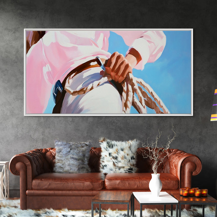 Cowgirl, western lifestyle, rustic wall art, framed canvas print, above couch art, black cowgirl painting, original painting, boho art