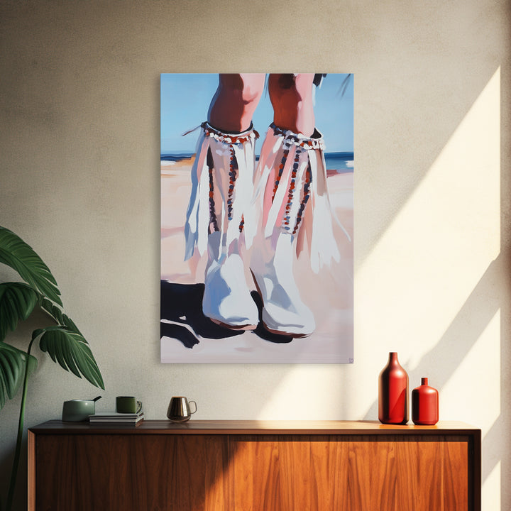 Cowgirl Boots, western art, coastal cowgirl wall art, rustic decor, pink abstract art, minimalist art, framed canvas print