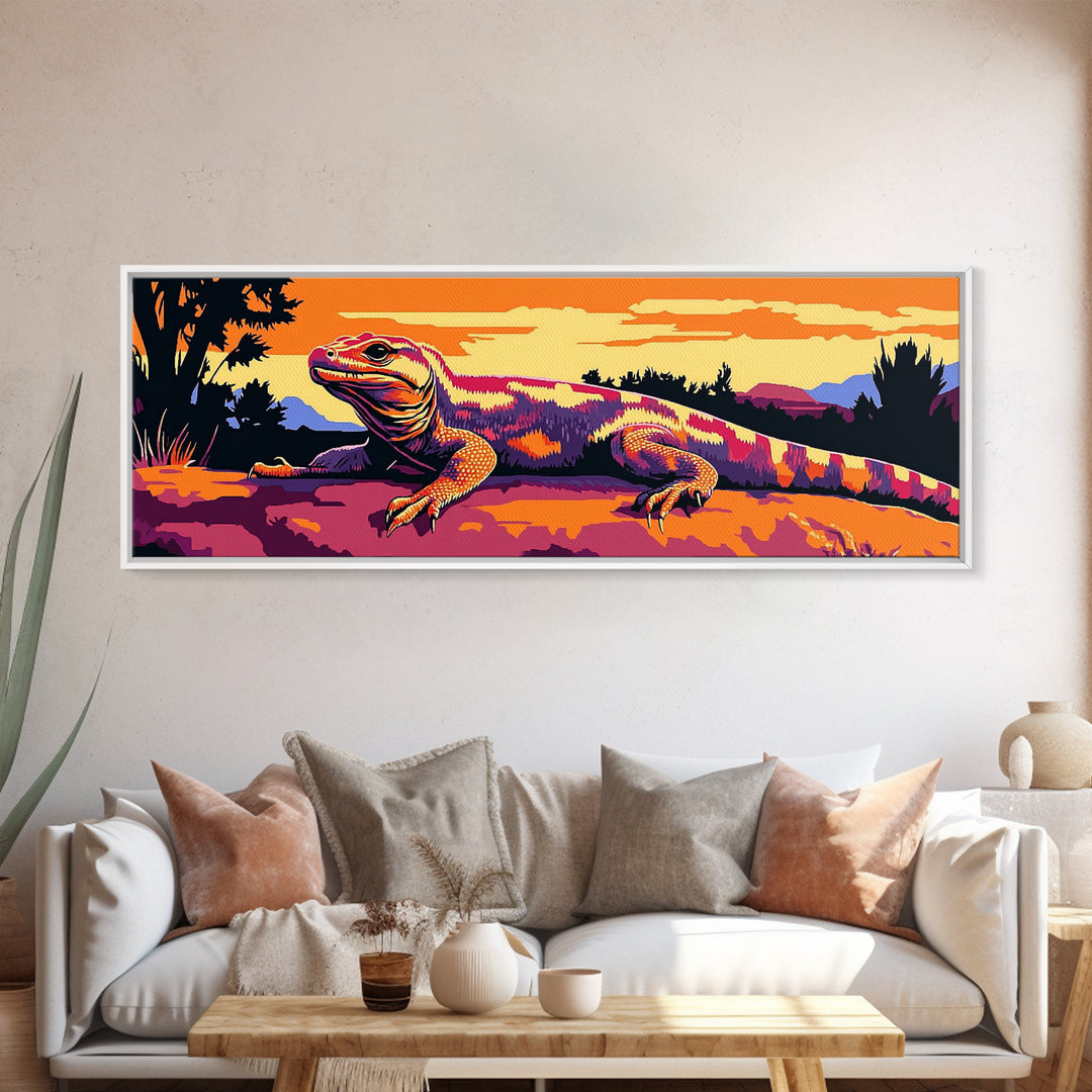 Geometric Wall Art, Framed Canvas Print, Southwest Wall Art, Chicano Art, Extra Wide Art, Rustic Wall Art, Moody Art, Above Couch Art