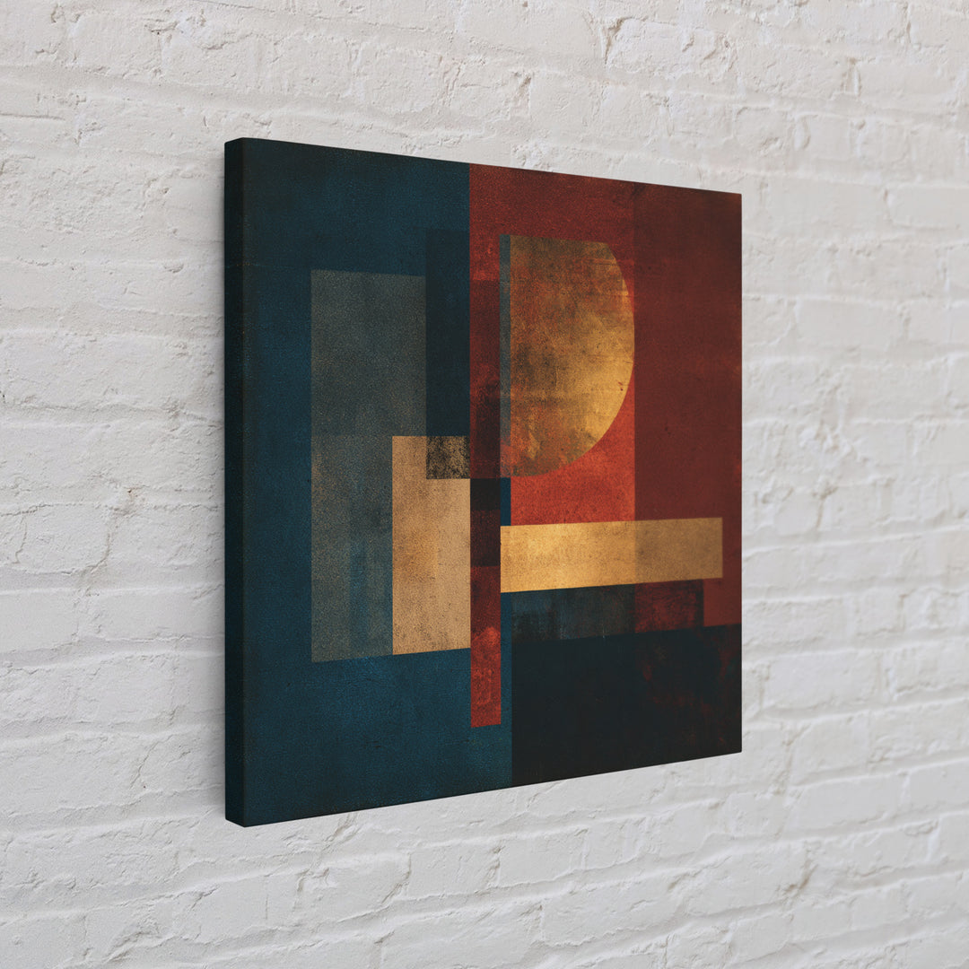 Album Cover Abstract Without Readable Text Canvas Print, Recording Studio Art, Music Art, Studio Decor, Fine Art, Analog, RSA-1x1-22