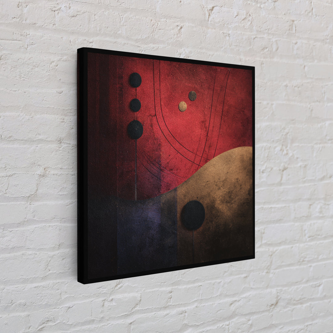 Album Cover Abstract Without Readable Text Canvas Print, Recording Studio Art, Music Wall Decor, Studio Decor, Abstract Art, RSA-1x1-94