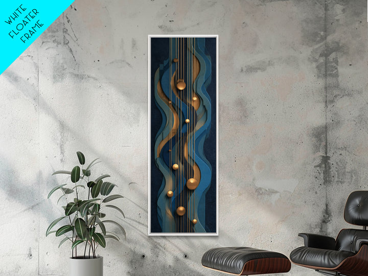 Sound Booth Foam Pattern Transformed into Design Canvas Print, Recording Studio Art, Music Room Decor, Studio Decor, Analog, RSA-1x3-12