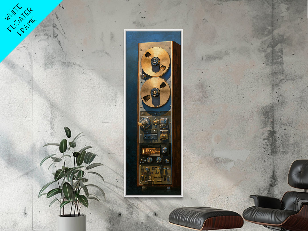 Reel to Reel Tape Machine Canvas Print, Recording Studio Art, Music Studio, Studio Decor, Fine Art, Analog, Modern Decor, RSA-1x3-38
